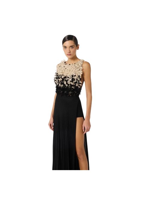 Red Carpet dress in tulle and lurex jersey ELISABETTA FRANCHI | dress | ABR4462E2685